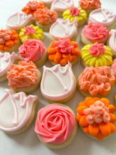 Load image into Gallery viewer, Flower Garden Mini Cookies - Quart Jar of Edible Blooms
